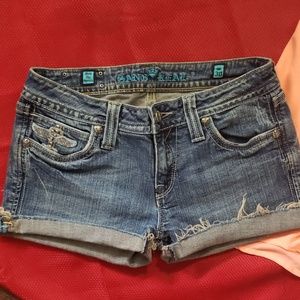 Sang real blue Jean shorts